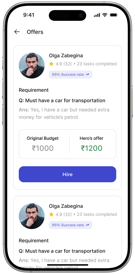 Receive Offers Step